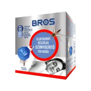 BROS szúnyogriasztó elektromos készülék folyadékkal