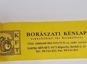 Borászati Kénlap (0,25kg)