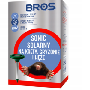 BROS HATÉKONY VAKONDRIASZTÓ NAPELEMES SONIC